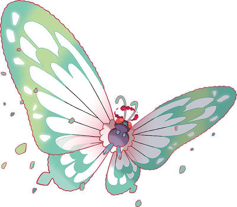 Butterfree generation 3 move learnset (Ruby, Sapphire, FireRed, LeafGreen,  Emerald)