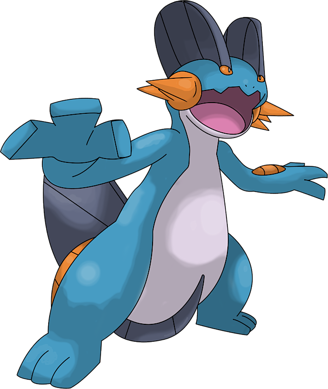 Pokemon 2260 Shiny Swampert Pokedex: Evolution, Moves, Location, Stats