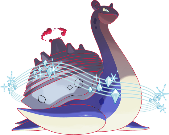 I got a shiny lapras in PokemonFireRed