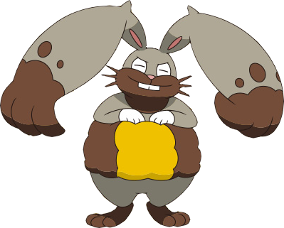 Pokemon #2660 Shiny-Diggersby Shiny Picture - For Pokemon Go Players.