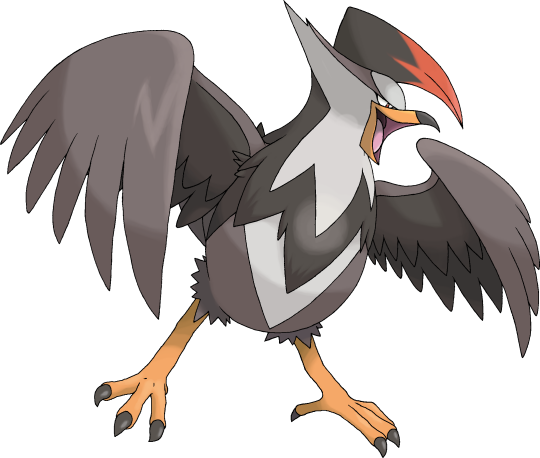 Staraptor  Flying type pokemon, Pokémon diamond, Pokemon pokedex