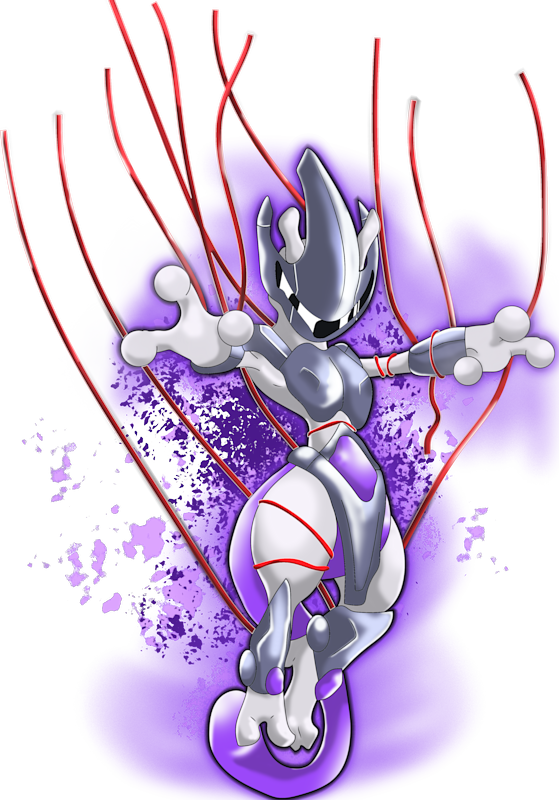 Pokemon - Mega Mewtwo X(with cuts and as a whole)