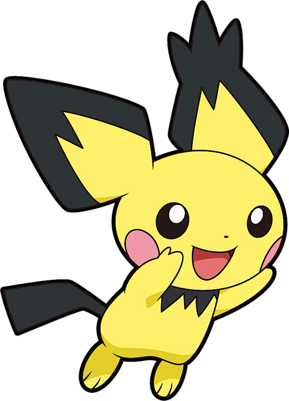 Pokemon 4172 Pichu Spikyeared Pokedex Evolution Moves