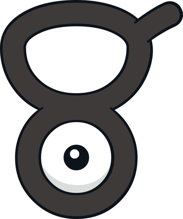 Pokemon Unown Alphabet 2