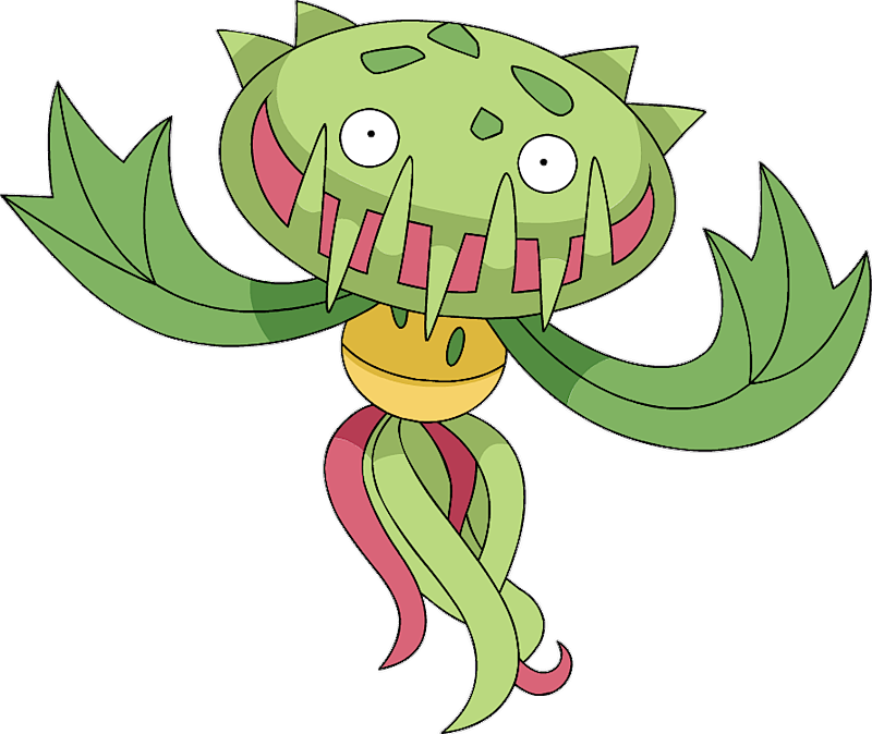 16. Carnivine (BULBAPEDIA, 2019); 17. Dionaea sp. (Imagem retirada de