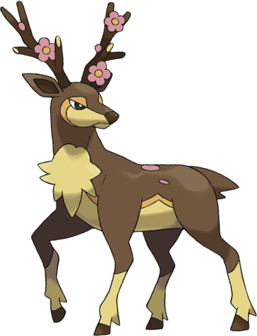 ID: 4588 Pokémon Sawsbuck-Spring www.pokemonpets.com - Online RPG Pokémon Game