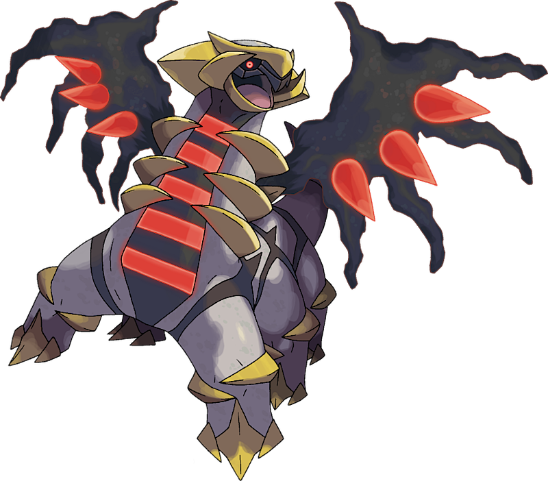 Space Giratina - Pokemon Platinum Shiny Legendaries Transparent