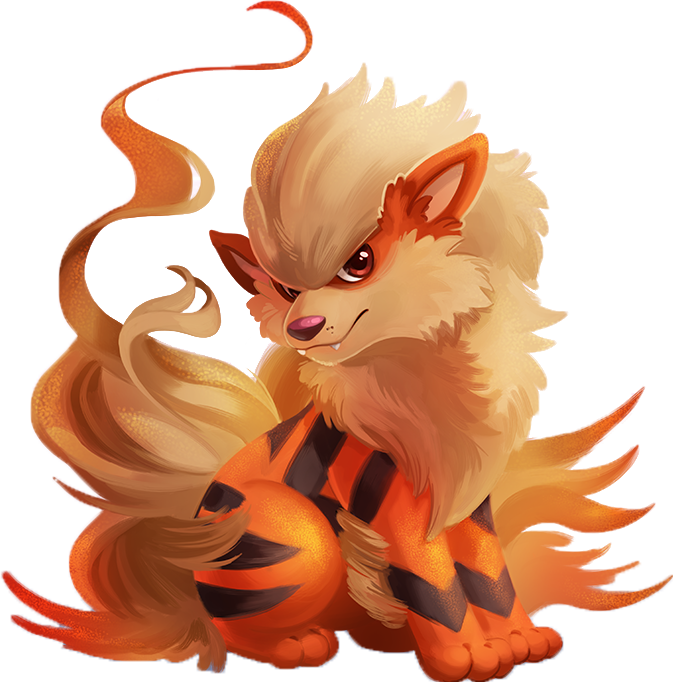 arcanine pokemon drawing