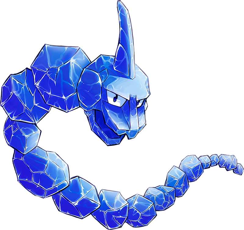 Shiny Crystal Onix in Pokémon Brick Bronze