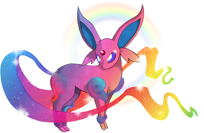 a tropa do espeon shiny chegou (faz o E família) !! 