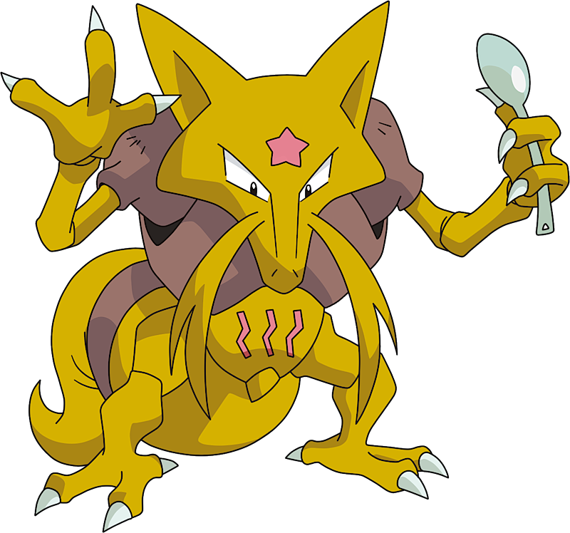 Alakazam - #065 -  Pokédex