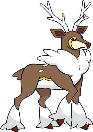 ID: 6587 Pokémon Shiny-Sawsbuck-Winter www.pokemonpets.com - Online RPG Pokémon Game