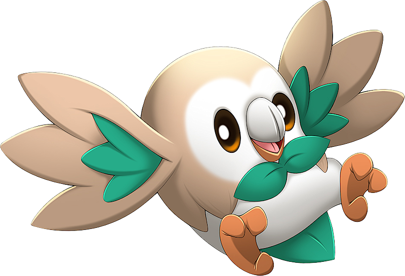 Pokemon 722 Rowlet Pokedex Evolution Moves Location Stats