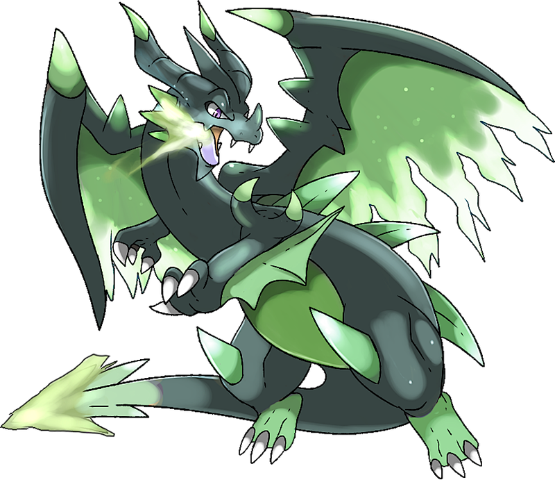 Pokemon Dracaufeu - Shiny Mega X by Narutto67 on DeviantArt